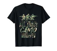 Me Encanta el Camuflaje y los Reality Shows, el Divertido Humor Estadounidense Camiseta