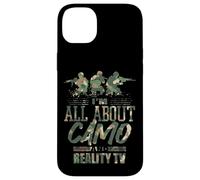 Me Encanta el Camuflaje y los Reality Shows, el Divertido Humor Estadounidense Carcasa para iPhone 14 Plus