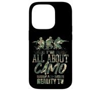 Me Encanta el Camuflaje y los Reality Shows, el Divertido Humor Estadounidense Carcasa para iPhone 14 Pro