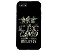 Me Encanta el Camuflaje y los Reality Shows, el Divertido Humor Estadounidense Carcasa para iPhone SE (2020) / 7/8
