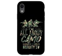 Me Encanta el Camuflaje y los Reality Shows, el Divertido Humor Estadounidense Carcasa para iPhone XR