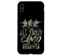 Me Encanta el Camuflaje y los Reality Shows, el Divertido Humor Estadounidense Carcasa para iPhone XS MAX