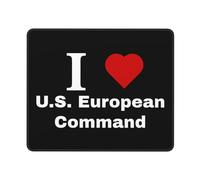 Me Encanta El Comando Europeo De Estados Unidos Alfombrilla De Ratón Agradable Alfombrilla De Escritorio Lavable Mousepad para Ordenador Hogar Oficina 25X30Cm
