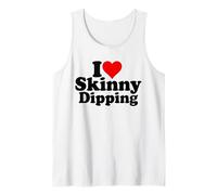 ME Encanta EL CORAZÓN Skinny Nadando Desnudo EN EL Desnudo Camiseta sin Mangas