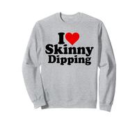 ME Encanta EL CORAZÓN Skinny Nadando Desnudo EN EL Desnudo Sudadera