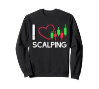 Me Encanta el Cuero cabelludo - Crypto Scalper Futures Trader Sudadera