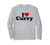 ME Encanta EL Curry con Forma DE CORAZÓN Manga Larga