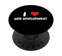 Me Encanta el Desarrollo Web - Web Internet Websites Coding IT PopSockets PopGrip Adhesivo