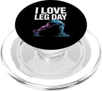 Me Encanta el día de Las piernas Entrenamiento Amantes del Gimnasio PopSockets PopGrip para MagSafe