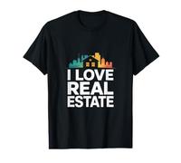 Me Encanta el diseño del Horizonte Urbano de Bienes raíces Camiseta gráfica económica