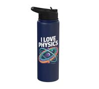 Me encanta el diseño del universo entusiasta de la física Stainless Steel Insulated Water Bottle