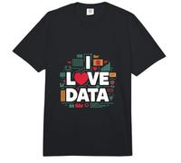 Me Encanta el diseño Entusiasta de la analítica de Datos Comfort Colors Adult Heavyweight T-Shirt