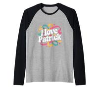 Me encanta el diseño sincero de Patrick Bright Camiseta Manga Raglan