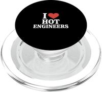 Me Encanta el Divertido Dicho sarcástico de los Ingenieros Calientes, Juego de Palabras, Broma PopSockets PopGrip para MagSafe