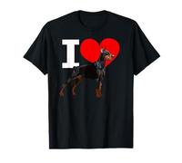 Me Encanta el Doberman Dog Pinscher, Amante de los Perros Camiseta