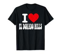 Me Encanta EL Dorado Hills California Heart Souvenir CA City Camiseta