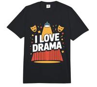 Me Encanta el Drama Pasión artística Vida escénica Comfort Colors Adult Heavyweight T-Shirt