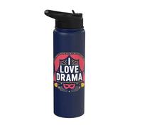 Me encanta el drama Teatro Etapa Performance Pasión Stainless Steel Insulated Water Bottle