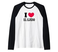 Me encanta El Ejido Camiseta Manga Raglan