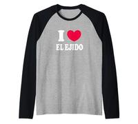 Me encanta El Ejido Camiseta Manga Raglan