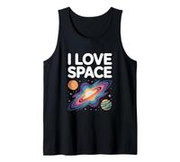 Me encanta el entusiasmo cósmico del astronauta espacial Camiseta sin Mangas