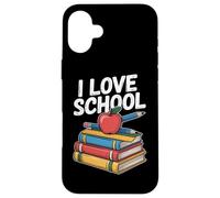 Me encanta el entusiasmo escolar Aprendizaje Pasión Carcasa para iPhone 16 Plus