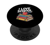 Me encanta el entusiasmo escolar Aprendizaje Pasión PopSockets PopGrip Adhesivo