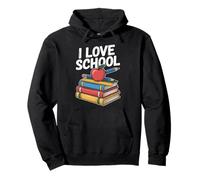 Me encanta el entusiasmo escolar Aprendizaje Pasión Sudadera con Capucha