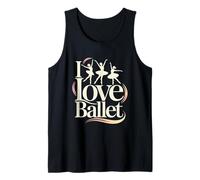 Me Encanta el Entusiasta de la Danza del Ballet Camiseta sin Mangas