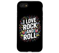 Me Encanta el Entusiasta de la música Rock and Roll Carcasa para iPhone SE (2020) / 7/8