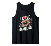 Me encanta el entusiasta del casino de juegos de azar Camiseta sin Mangas