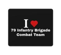 Me Encanta El Equipo De Combate De La 79.ª Brigada De Infantería Alfombrilla De Ratón Duradero Mousepad Lavable Mouse Pad para Pc Oficina Hogar 25X30Cm
