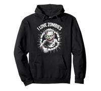 Me Encanta el Espeluznante diseño de Monstruos no Muertos de I Love Zombies Sudadera con Capucha
