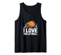Me encanta el espíritu entusiasta del voleibol Camiseta sin Mangas