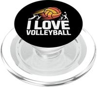 Me encanta el espíritu entusiasta del voleibol PopSockets PopGrip para MagSafe