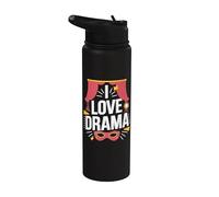 Me encanta el estilo amante del teatro dramático Stainless Steel Insulated Water Bottle