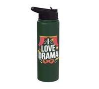 Me encanta el estilo amante del teatro dramático Stainless Steel Insulated Water Bottle