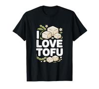 Me Encanta el Estilo de Vida proteico Vegano con Tofu Camiseta