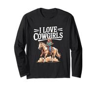 Me encanta el estilo western ecuestre de Cowgirls Manga Larga
