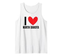 Me Encanta el Fargo Bismarck Grand Forks del Estado de Dakota del Norte Camiseta sin Mangas