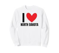Me Encanta el Fargo Bismarck Grand Forks del Estado de Dakota del Norte Sudadera