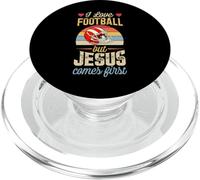 Me Encanta el fútbol, Pero Jesús es lo Primero PopSockets PopGrip para MagSafe