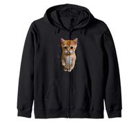 Me Encanta El Gato, Meme Divertido, Gato Triste Que llora Sudadera con Capucha