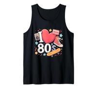 Me encanta el gráfico de memoria de la vieja escuela de los 80 Camiseta sin Mangas