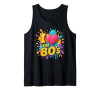 Me encanta el gráfico retro Memory Lane Vibes de los 80 Camiseta sin Mangas