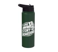 Me encanta el guion gráfico: Creative Journey Stainless Steel Insulated Water Bottle