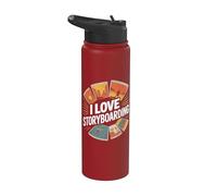 Me encanta el guion gráfico: Creative Journey Stainless Steel Insulated Water Bottle