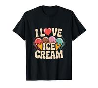 Me Encanta el Helado Colorful Delight Camiseta