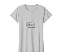 Me Encanta el Juego: Deportes Pasión Multideporte Camiseta, Mujer, Plata, L