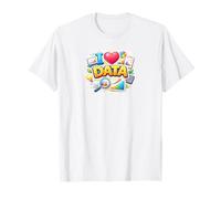 Me Encanta el Nerd de la Ciencia analítica analítica de Datos Camiseta